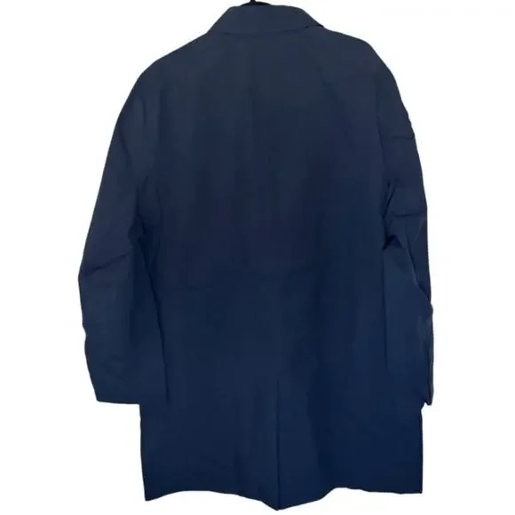 Brady Jacket Mens Tunnel Trench Coat - Sapphire Blue Size L - Picture 8 of 9